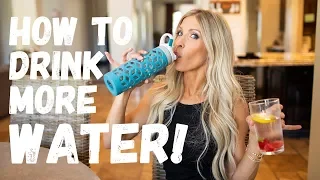 How To Drink More Water!