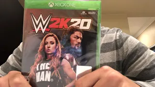 WWE2K20 Xbox One Unboxing