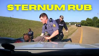 Drug Runner tries to get back to Memphis - Arkansas State Police quickly PIT Maneuver Infiniti #pit