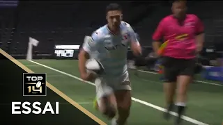 TOP 14 - Essai de Donovan TAOFIFENUA (R92) - Racing 92 - Brive - J26 - Saison 2020/2021