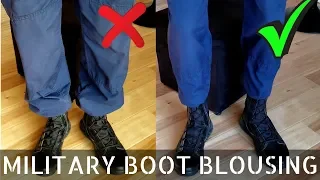 How To blouse your boots like a pro