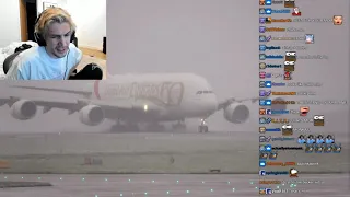 xQc Reacts to the Largest Passenger Aircraft in the World