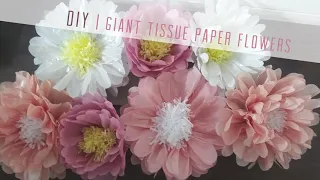 DIY | GIANT TISSUE PAPER FLOWERS