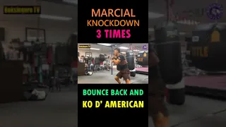 👊🇵🇭MARCIAL KNOCKDOWN 3 TIMES! BOUNCE BACK AND KNOCKOUT THE AMERICAN!