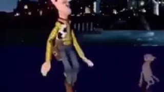 Woody bailando