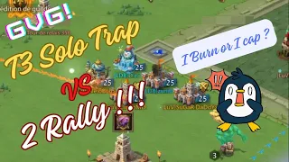 Lords Mobile: T3 Solo Trap, can I cap 2 rally ? 🤔