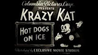1938, KRAZY KAT, HOT DOGS ON ICE