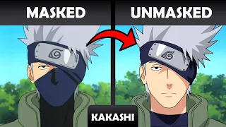 Unmasked Naruto And Boruto Characters