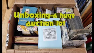 Unboxing a big auction lot