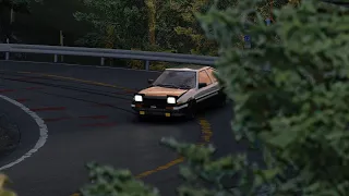 Day 16 [Downhill] of driving Mt Akina everyday until I learn how to drift properly | Taking it slow!