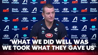 Voss on believing in Carlton's game | Carlton Press Conference | Fox Footy