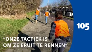 100 jongeren in hunt op de vlucht voor de politie | Haarlem105