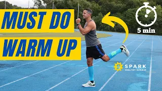 5 Minute Warm Up Before Running | Best Stretches For Runners To Prevent Injury