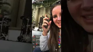 Lana Del Rey Instagram Live - October 6, 2019