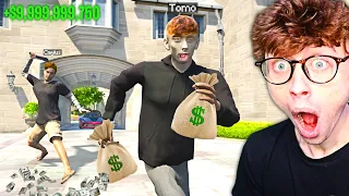 I ROBBED Big Brothers MEGA MANSION In GTA 5 Roleplay..