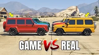 GTA 5 ONLINE - GTA 5 CARS VS REAL LIFE CARS PART #06 (WHICH IS FASTEST?)