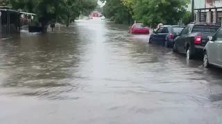 Severe floods and heavy rains in Salto, Uruguay