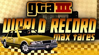 МИРОВОЙ РЕКОРД ПО GTA III В ПРЯМОМ ЭФИРЕ: TAXI DRIVER - WORLD RECORD (MAX FARES; WR).