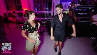 Anna Pinger & Panagiotis - Social dancing | Croatian Summer Salsa Festival 2021