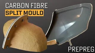 How to make Carbon Fibre SPLIT mould. Car wing mirror cover. Prepreg [OUT OF AUTOCLAVE]