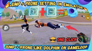 How To Jump & Prone In Air Pubg Emulator | Pubg Air Jump Setting On Emulator | Jump Like Hacker 2024