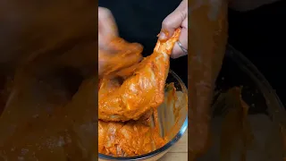 Tandoori Chicken ASMR Cooking #shorts #food #cooking #asmr #indianasmrworld #recipe #chicken #nonveg