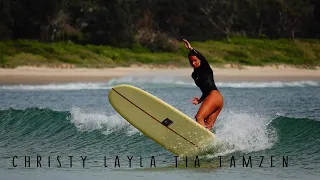 Longboarding Coffs with Christy/Tia/Layla/Tamzen.