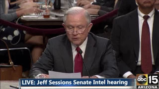JEFF SESSIONS HEARING: "I WILL NOT BE DETERRED!"