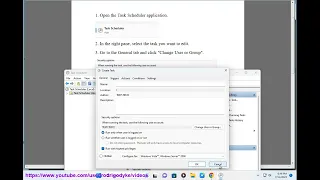 Run Scheduled Task as Administrator in Windows