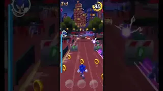 Sonic Forces Speed Battle Sonic on New Track Emerald City Gameplay