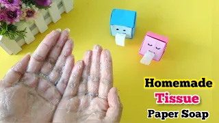 DIY Handmade tissue hand soap / DIY paper soap /How to make paper soap /paper soap/paper soap making