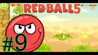 Red Ball 5 - Gameplay Walkthrough Part 9 - Levels 121 - 135 (Android, iOS)