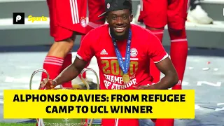 Alphonso Davies, From a refugee camp in Ghana to UEFA Champions League winner.