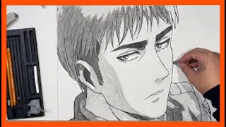 Drawing Jean Kirstein || Attack On Titan || Shading