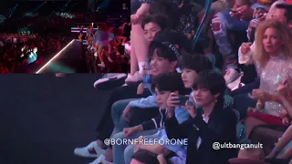 BTS reaction to DUA LIPA @BBMAS