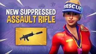 NEW Suppressed Assault Rifle!! - Fortnite Battle Royale Gameplay - Ninja