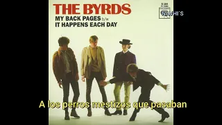 THE BYRDS MY BACK PAGES SUBTITULADO