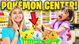 Buying Everything That Fits In This Basket at the Pokémon Center!