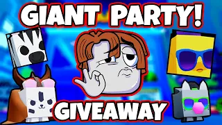 🔴🥴 YEETING MY PETS LIVE RIGHT NOW | Live GIVEAWAY!🎉  [ Pet Simulator 99 ] |🔴⚡