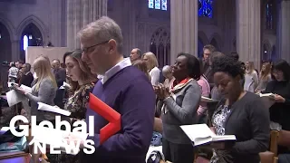 Martin Luther King Jr. honoured at National Cathedral in Washington, DC