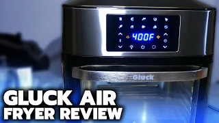 Gluck 20 Quart Air Fryer Oven Review with Cooking Examples