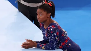 Simone Biles   Floor Podium Training Tokyo Olympics