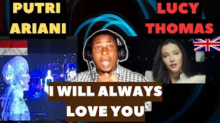 2 Singers, 1 Song: Putri Ariani & Lucy Thomas - I Will Always Love You (Whitney Houston)| Reaction