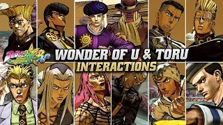 Wonder of U and Toru's Interactions | JoJo's Bizarre Adventure: All-Star Battle R