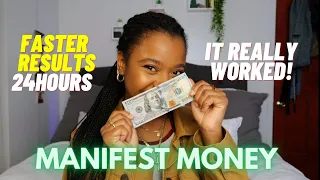 How I Manifested Money in 24 HOURS! | Money Manifestation Success Story | Scripting Method Worked!