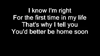 Better be home soon by Crowded House