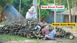 Ghost Scary Halloween Prank In Village People's! Real Ghost Attack Prank On Public Reaction