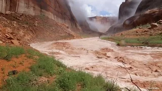 Iceberg Canyon Flash Flood (Flowing Ice!) - Lake Powell