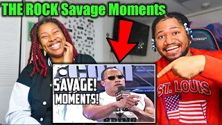 UFC FANS REACTS TO! | THE ROCK Savage Moments - Reaction!