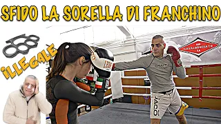 Sfidato a Boxe dalla sorella di Franchino che combatte in maniera sporca